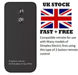 remote control for  Dimplex RTOFSTV20 Cassia Electric Fire ref 03.09.001.30 New