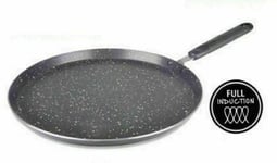  Non Stick Marble Coated Roti Dosa Tawa Pancake Maker Crepe Pan 28cm