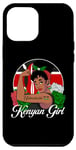 Coque pour iPhone 12 Pro Max Kenyan Girl Proud Kenya Flag Unbreakable Kenyan Woman Proud