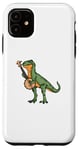 Coque pour iPhone 11 Banjo Dinosaure Musique Country Music Bluegrass Banjo