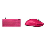 G Pro TKL Rapid Keyboard (French Layout - Linear) + G Pro X Superlight 2 Gaming Mouse EWR2 - Magenta