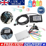 24V-36V Waterproof LCD Display Panel Electric Bicycle Scooter Controller Kit UK