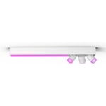 Philips Hue White and Color Ambiance Centris smart taklampa med tre spotlights, vit