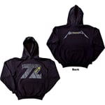 Metallica Unisex Pullover Hoodie: 72 Seasons Charred Logo (Back Print) (Medium)