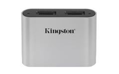 Kingston Workflow Lecteur microSD USB 3.2 Gen1 Dual-Slot microSDHC/SDXC UHS-II - WFS-SDC