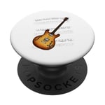 Partition de musique de guitare électrique, guitariste PopSockets PopGrip Interchangeable