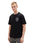 TOM TAILOR Denim Men's T-Shirt 1035602, 29999 - Black, XXL