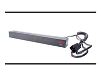 Apc Basic Rack-Mount Pdu - Strømfordelingslist (Kan Monteres I Rack) - Ac 208/230 V - Inngang: Iec 60320 C20 - Utgangskontakter: 12 (Power Iec 60320 C13) - 1U - 19" - 2.5 M Kabel - Svart - For P/N: Smtl1000rmi2uc, Smx1000c, Smx1500rm2uc, Smx1500rm2u