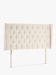 John Lewis Harlow Strutted Upholstered Headboard, Large Emperor