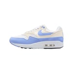 Nike Femme Air Max 1 Sneaker, Blanc/Noir (White Royal Pulse Phantom Black), 42.5 EU