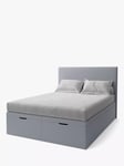 Koti Home Dee Upholstered Ottoman Storage Bed, King Size