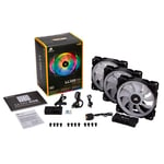 Corsair LL120 Dual Light Loop PWM Fan (120mm) RGB LED (3 Fan Pack)