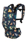 Tula Standard Botanical Porte-bébé ergonomique pour bébé de 7 à 20,4 kg ou de 3,2 kg avec coussin bébé Bleu