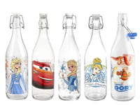 Disney Glass Bottle Decorated with Mechanical Closure Cap Lt 1 (1 Piece)