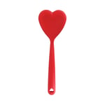 Love Collection Stekespade Hjerte Silikon 28,5cm Rød