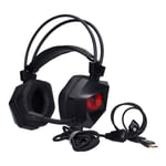 TAIDU Gaming Headset Surround Sound langallinen korvan yli LED-kuulokkeet melua vaimentavalla mikrofonilla Xbox One PC:lle