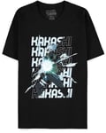 Naruto Shippuden - Kakashi Uomo T-Shirt Nero Regular XL Nero