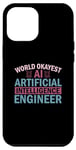 Coque pour iPhone 15 Pro Max Ingénieur en intelligence artificielle World Okayest Ai