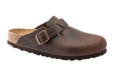 Birkenstock: Boston Oiled Leather - Clog (Size 38 EU) in Brown