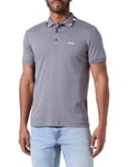 BOSS Men's Paule Polo, Medium Grey36, M