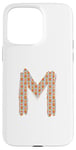 Coque pour iPhone 15 Pro Max Lettre rétro en gras hiboux – M – Design – Alphabet – Marqueur