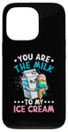 iPhone 13 Pro Funny Italian Food Milk Gelato Ice Cream Case