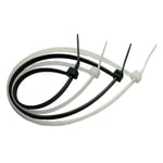 1 X ATTACHE-CaBLE POUR CaBLES mm 2,5 x 100 pcs 100 - blanc