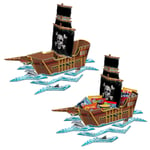 PIRATE SHIP TABLE CENTREPIECE 65CM X 47CM PARTY DECORATION