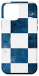 iPhone 12 mini Blue Gingham Plaid Rustic Pattern Checkered Checker Case