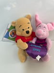 Friendship Pooh Piglet 1999 Beanie Winnie The Pooh Plush Teddy Disney Stores