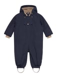 MINI A TURE Matwisti Fleece Lined Snowsuit. Grs Marinblå