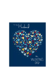 Woodmansterne Big Heart Of Little Hearts Husband Valentine's Day Card