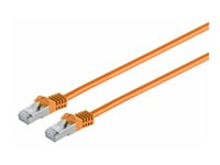 Microconnect - Patch-Kabel - Rj-45 (Hane) Till Rj-45 (Hane) - 1 M - Sftp, Pimf - Cat 7 - Halogenfri, Tvinnad - Orange