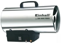 Einhell Ge-Hg 18/370 Niro Li-Solo D/At, Varmluftspistol, Sort, Rustfritt Stål, Batteri, 18 V, 4,65 Kg, 456 Mm - Solo