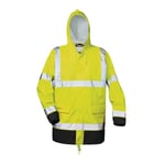 Norway - Veste de pluie de signalisation en pu Manfred taille m jaune/noir pu sur support de pes