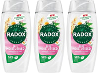 Radox Moisturising Shower Gel Chamomile & Oat 225ML x 3