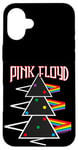 Coque pour iPhone 16 Plus Pink Floyd Sapin de Noël pyramide The Dark Side of the Moon