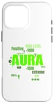 Coque pour iPhone 16 Pro Max Graphique vert Max Aura Green