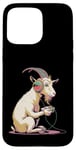 iPhone 15 Pro Max Goat Stuffed Animal Goat Costume Kids Headphones Video Game Case