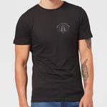 Braille Skateboarding Limited Edition Bridge Sunset Pocket Men's T-Shirt - Black - 3XL