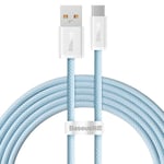 Baseus Dynamic Series USB - USB-C Kabel 100W, 2m - Blå