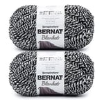 Bernat Lot de 2 pelotes de fil pour couverture Inkwell - Polyester - 6 super volumineux - 200 m - Pour tricot/crochet