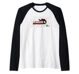 Sonic the Hedgehog, Fearless: Year of Shadow sketchpad logo Raglan Baseball Tee