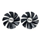 Ventilateur de refroidissement de carte vidéo de jeu,pour Sapphire Radeon RX 470 480 580 570 NITRO Mining Edition RX580 RX480 - Type black 2-Fan