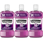 Listerine Mouthwash Total Care 500ml x 3