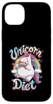 Coque pour iPhone 14 Plus Unicorn Diet Magical Rainbow Unicorn Princess