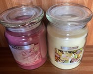 Wickford & Co Candle Cherry Blossom & White Chocolate Large Glass Jar Candles