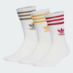 adidas Mid Cut Crew Socks 3 Pairs Unisex