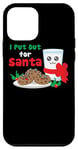 Coque pour iPhone 12 mini Pull de Noël « I Put Out For Santa Claus Cookie Milk Ugly Christmas »