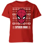 Marvel Spider-Man Kids' Christmas T-Shirt - Red - 3-4 Years